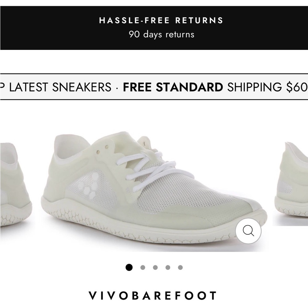 Vivo barefoot / Minimalist White Sneakers